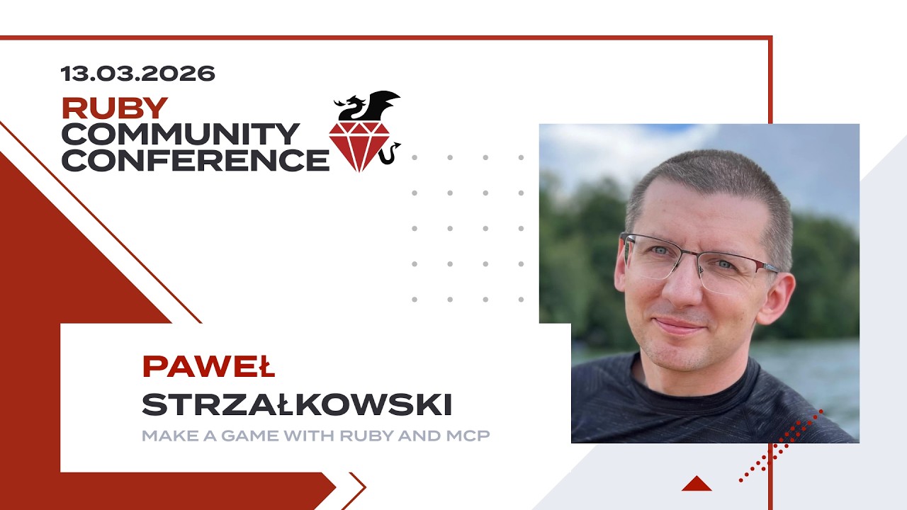 Paweł Strzałkowski presenting Make a game with Ruby and Model Context Protocol